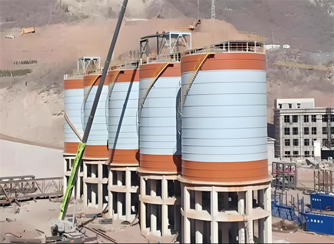 于田高架钢板仓